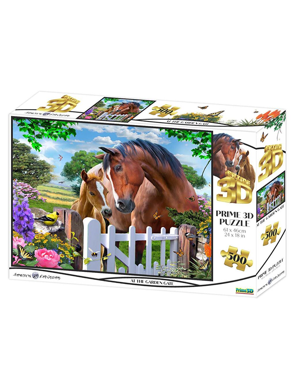 Prime 3D At The Garden Gate 500 Parça Yetişkin Puzzle 10046