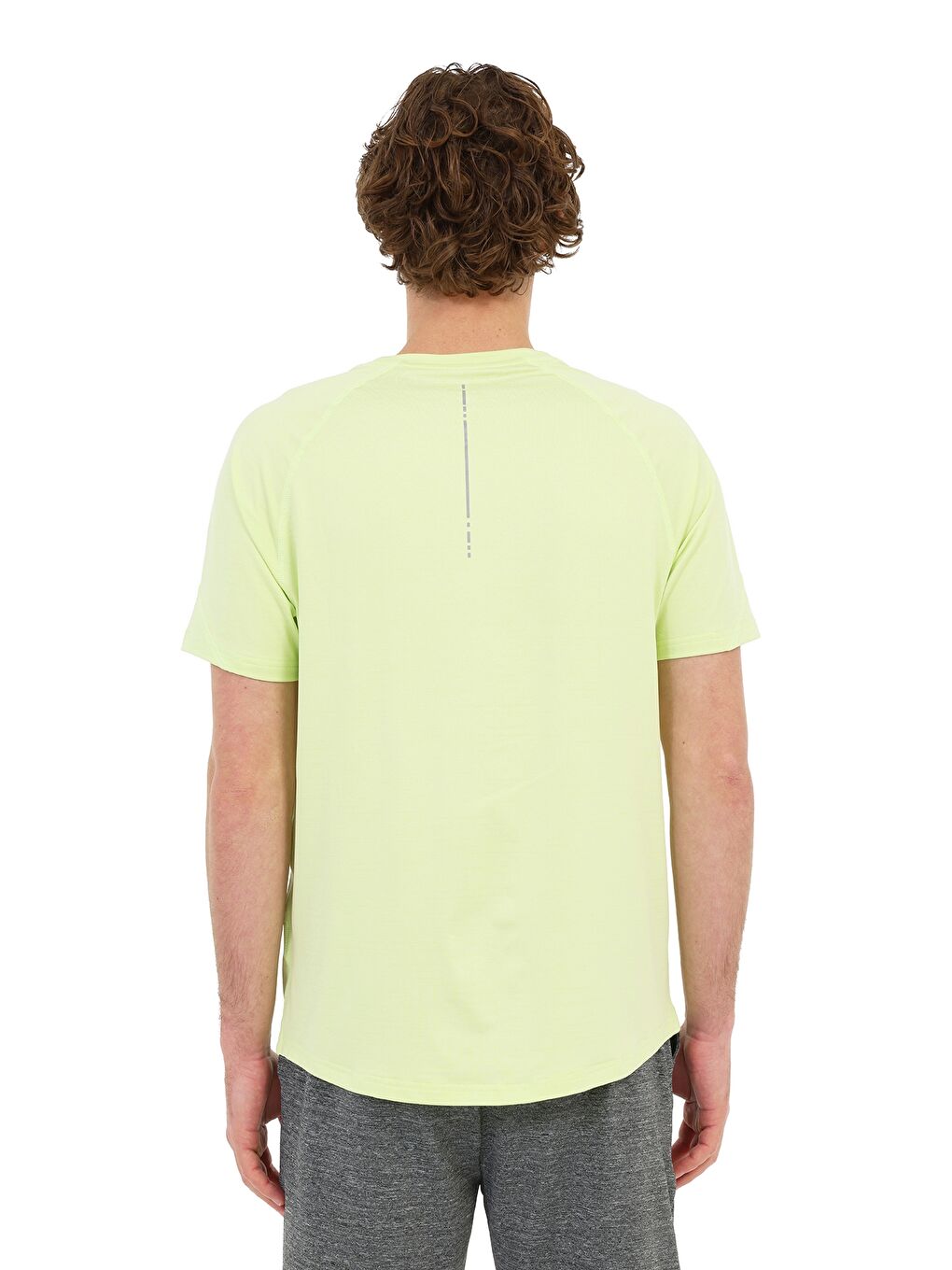 Sarı Erkek Kısa Kol T-Shirt-1