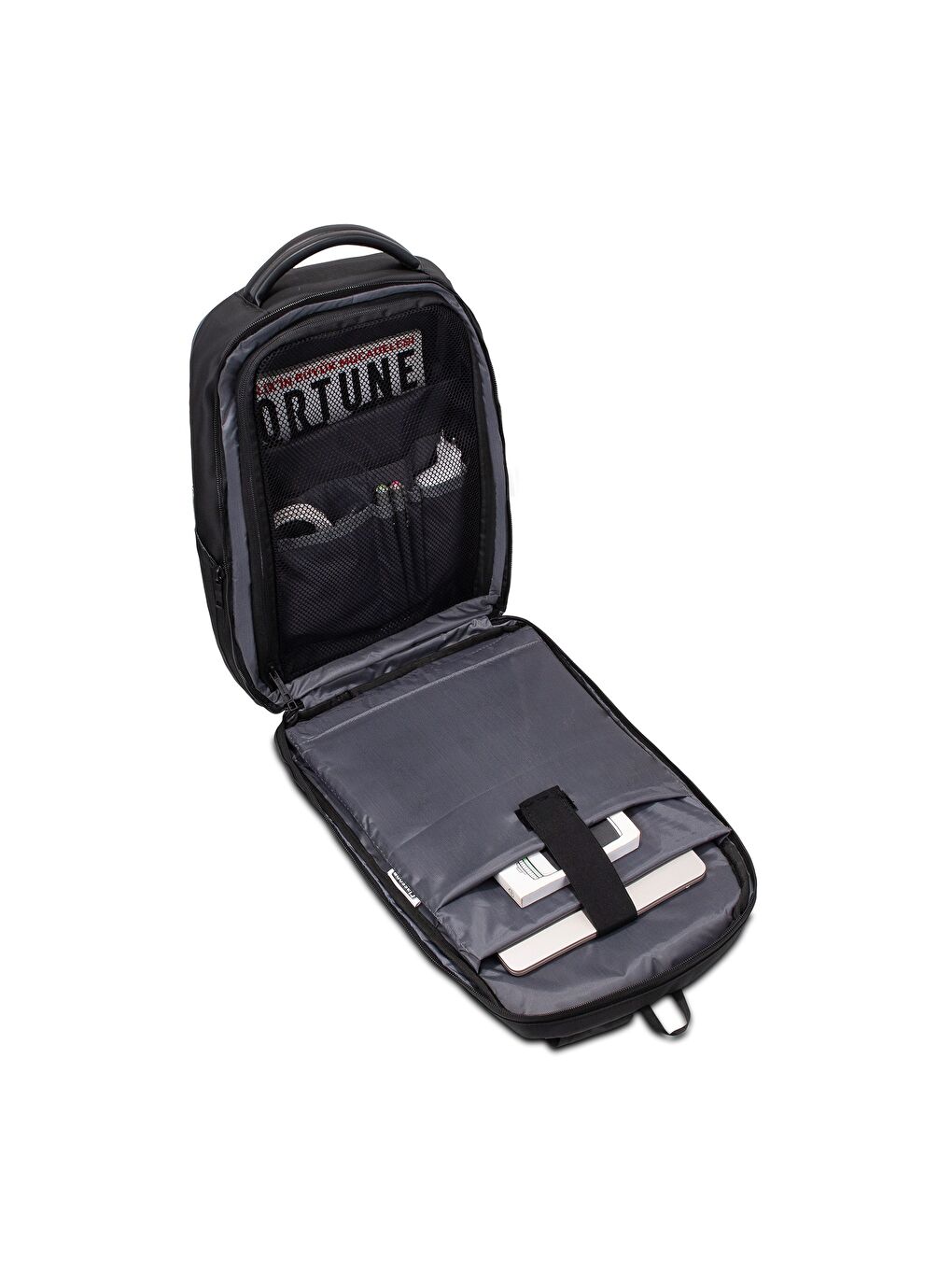 Siyah GA-0010 Gauntlet V1 Sert Kabuk Serisi 15.6 inch Uyumlu WTX Pro Su Geçirmez Kumaş Laptop Çan-4