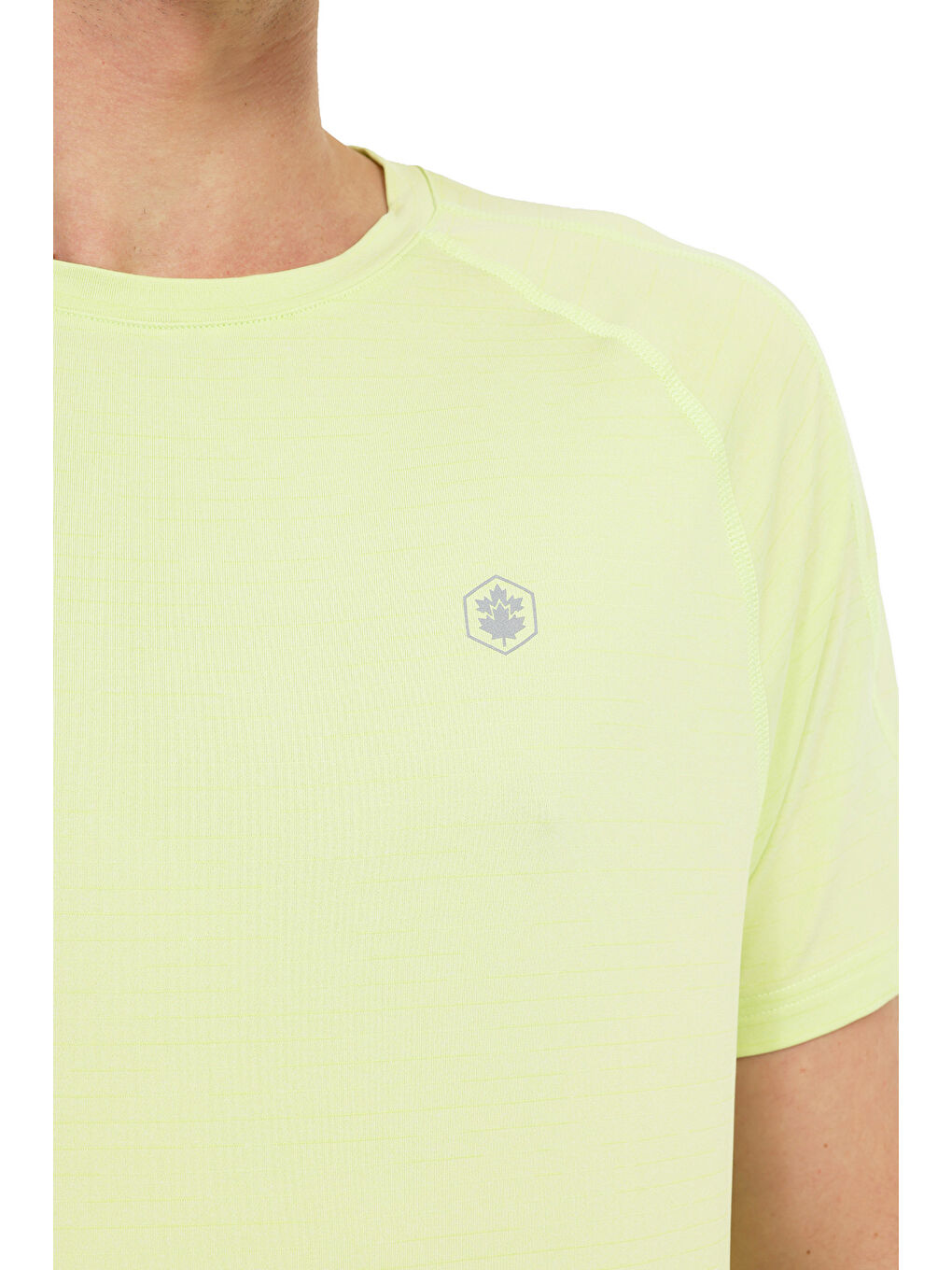 Sarı Erkek Kısa Kol T-Shirt-3