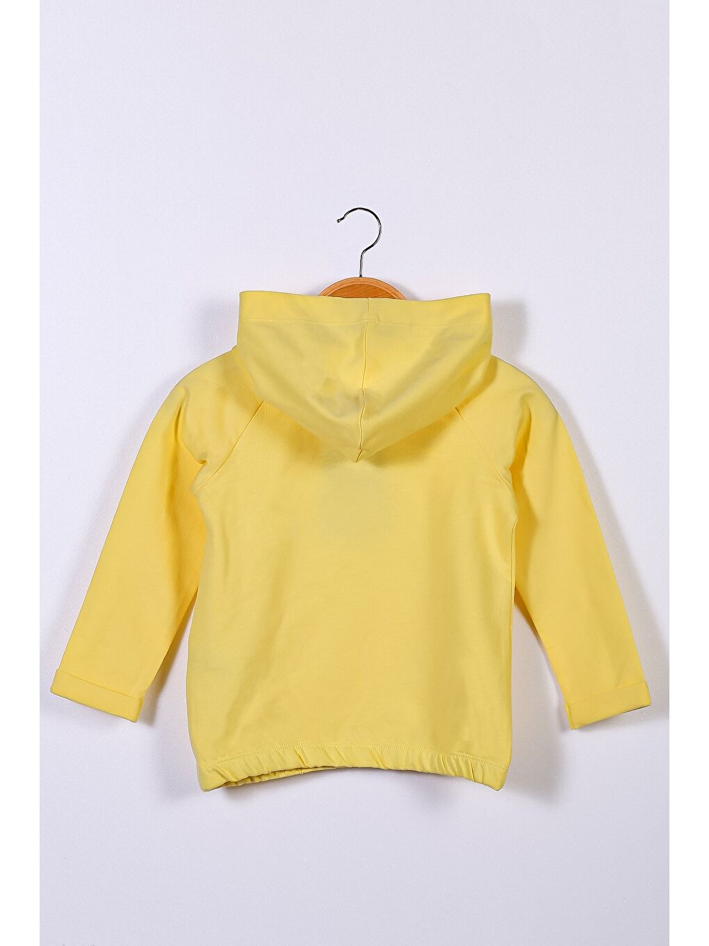 Sarı Unisex Çocuk Kapüşonlu Sweatshirt (12Ay-6Yaş)-1