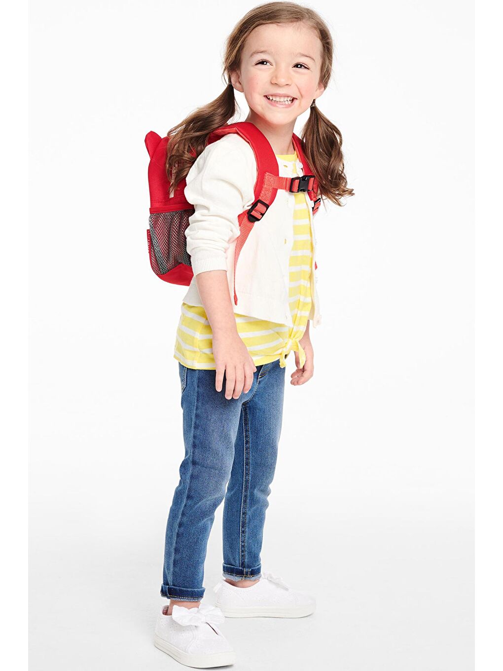 Karışık Çocuk Emniyet Kemerli Sırt Çantası Tilki-8