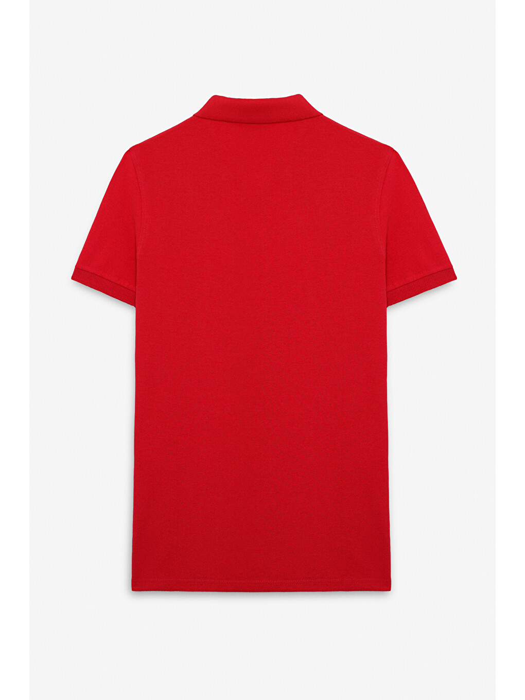 Kırmızı SKYLOOM Erkek %100 Pamuk Kısa Kollu Regular Fit KIRMIZI Polo Yaka T-shirt-2