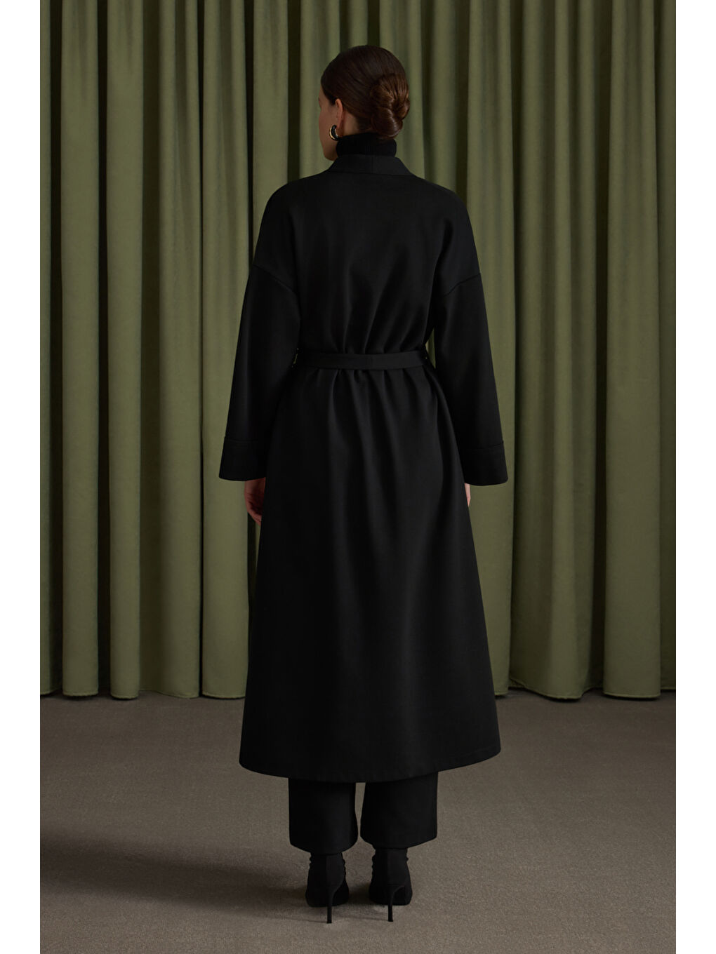 Siyah Viscon Hırka-4