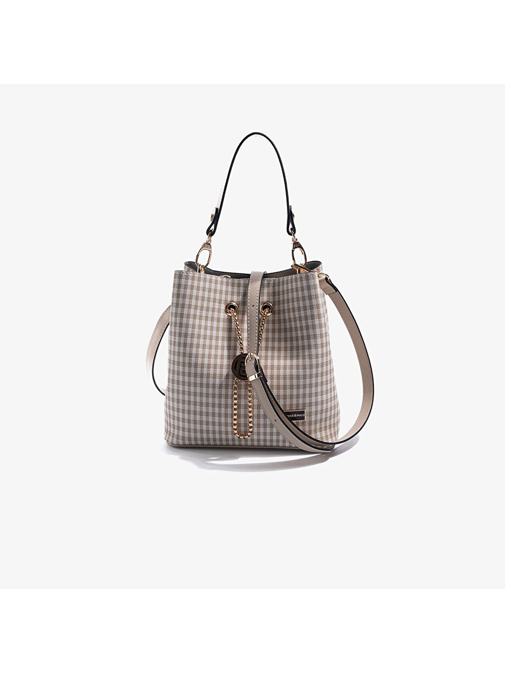 Kadın SP967-M191 SILVER POLO Çapraz Çanta Kum Beji-Kum Beji-4