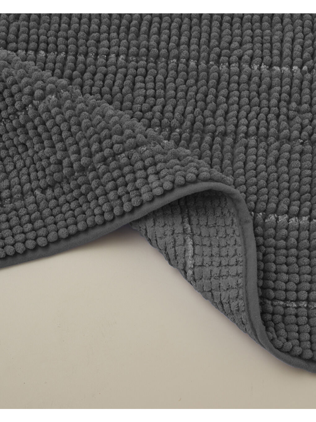 Trendy Kaydırmaz Taban Banyo Paspası 50x80 cm Gri-1