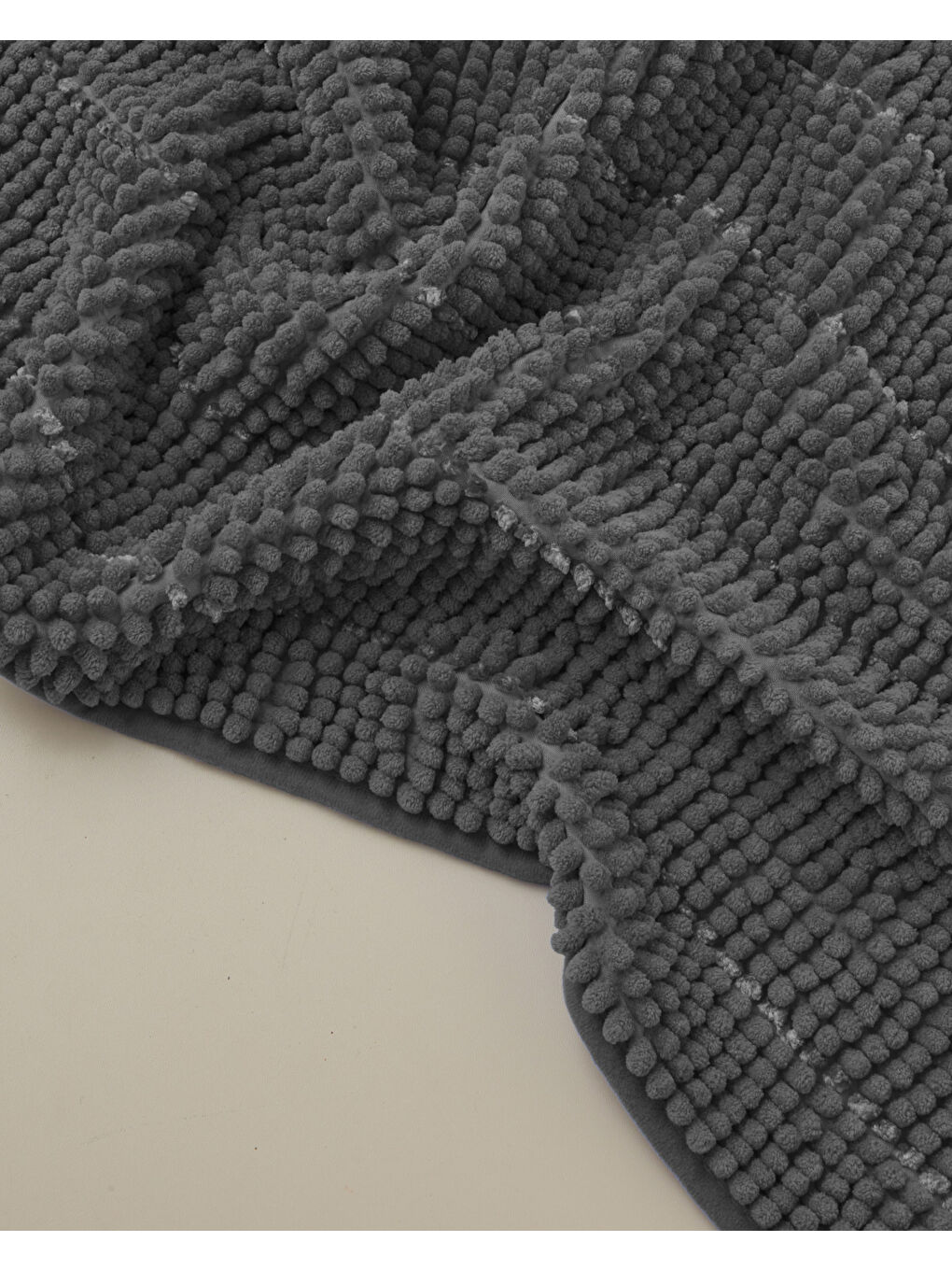 Trendy Kaydırmaz Taban Banyo Paspası 50x80 cm Gri-2