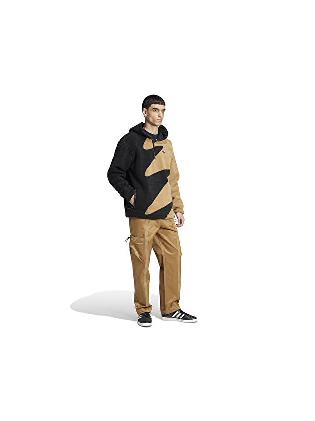 Ekru Cargo Pant Erkek Günlük Kargo Pantolon Iz4854 Krem-2