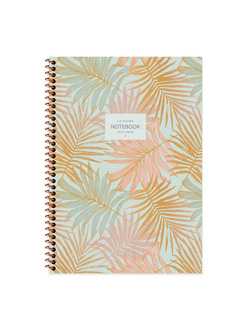 Keskin Color A4 Kareli Defter La Plume Leaves - Turuncu