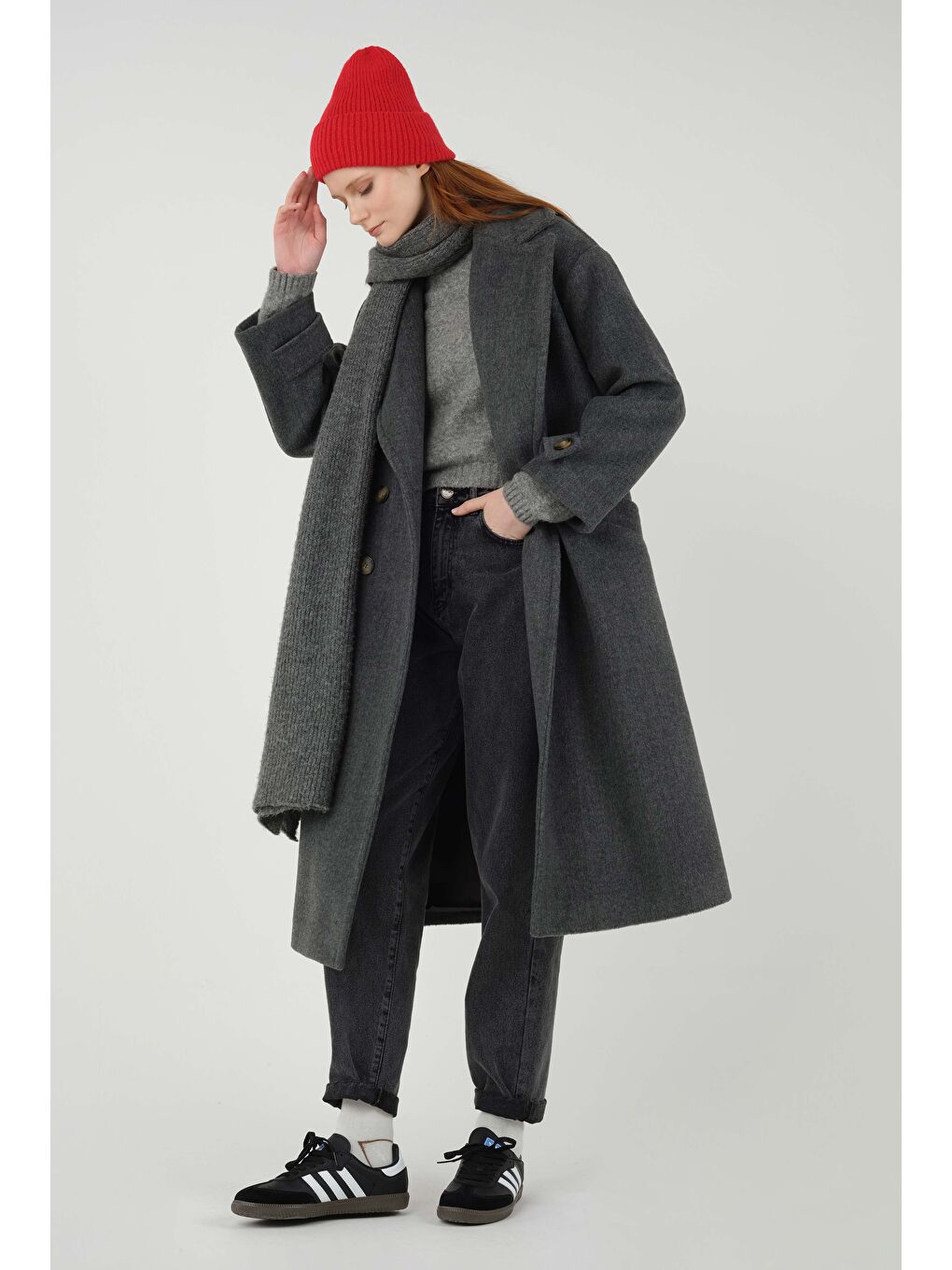 Kolu Apolet Detaylı Kaban Antrasit-3
