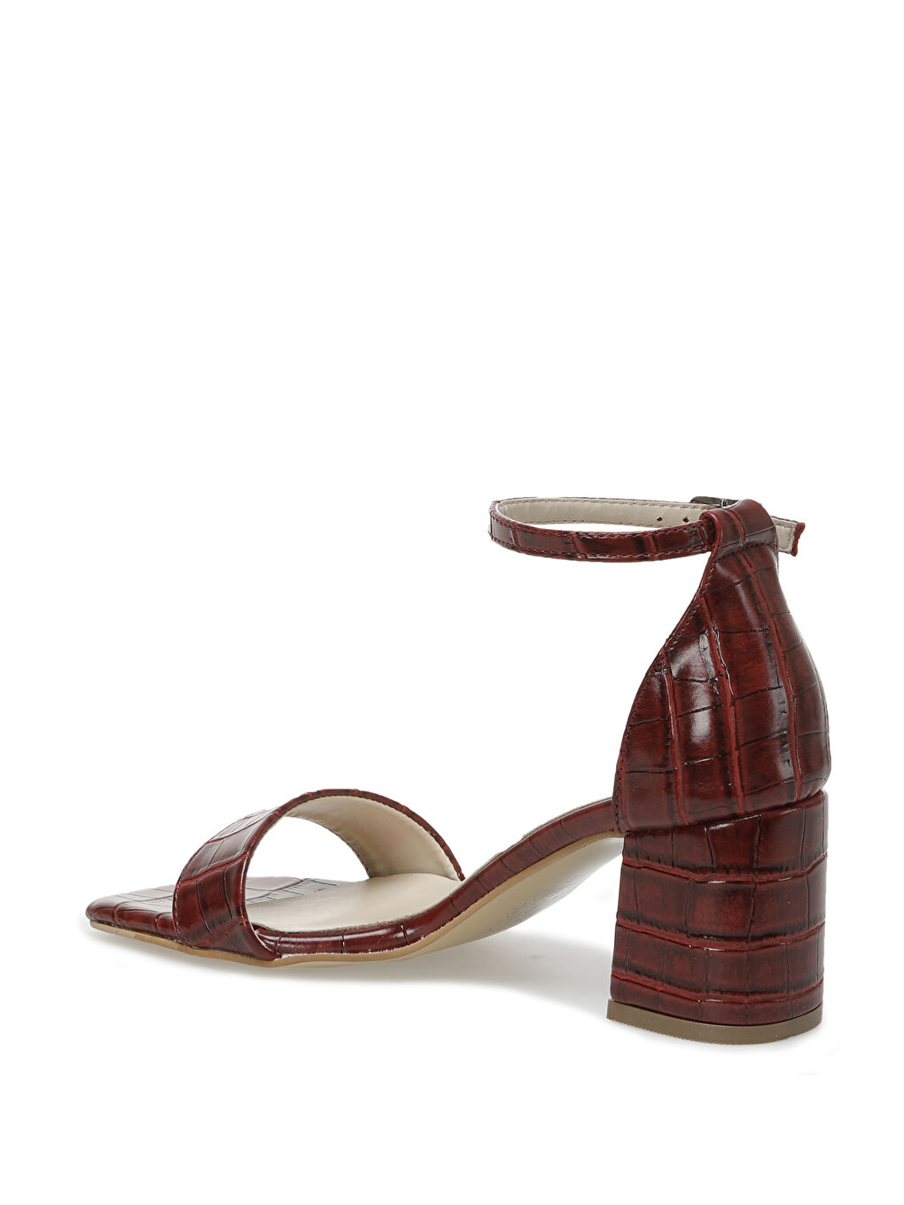 Kahverengi KURAS 2FX Kırmızı Kadın Topuklu Sandalet-3