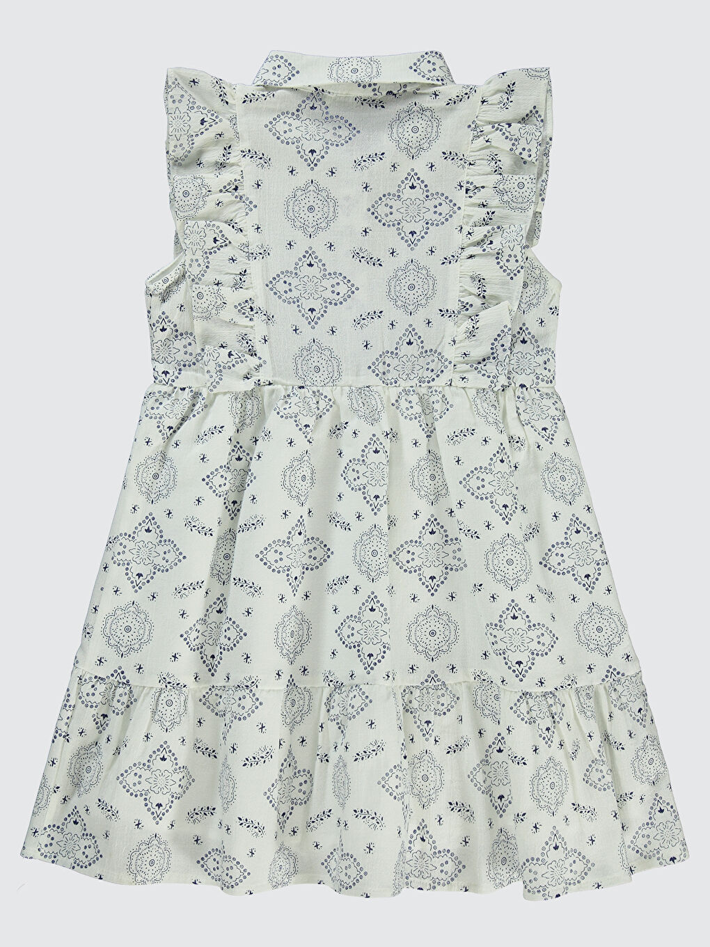 Girls Kız Çocuk Elbise 6-9 Yaş Lacivert-1