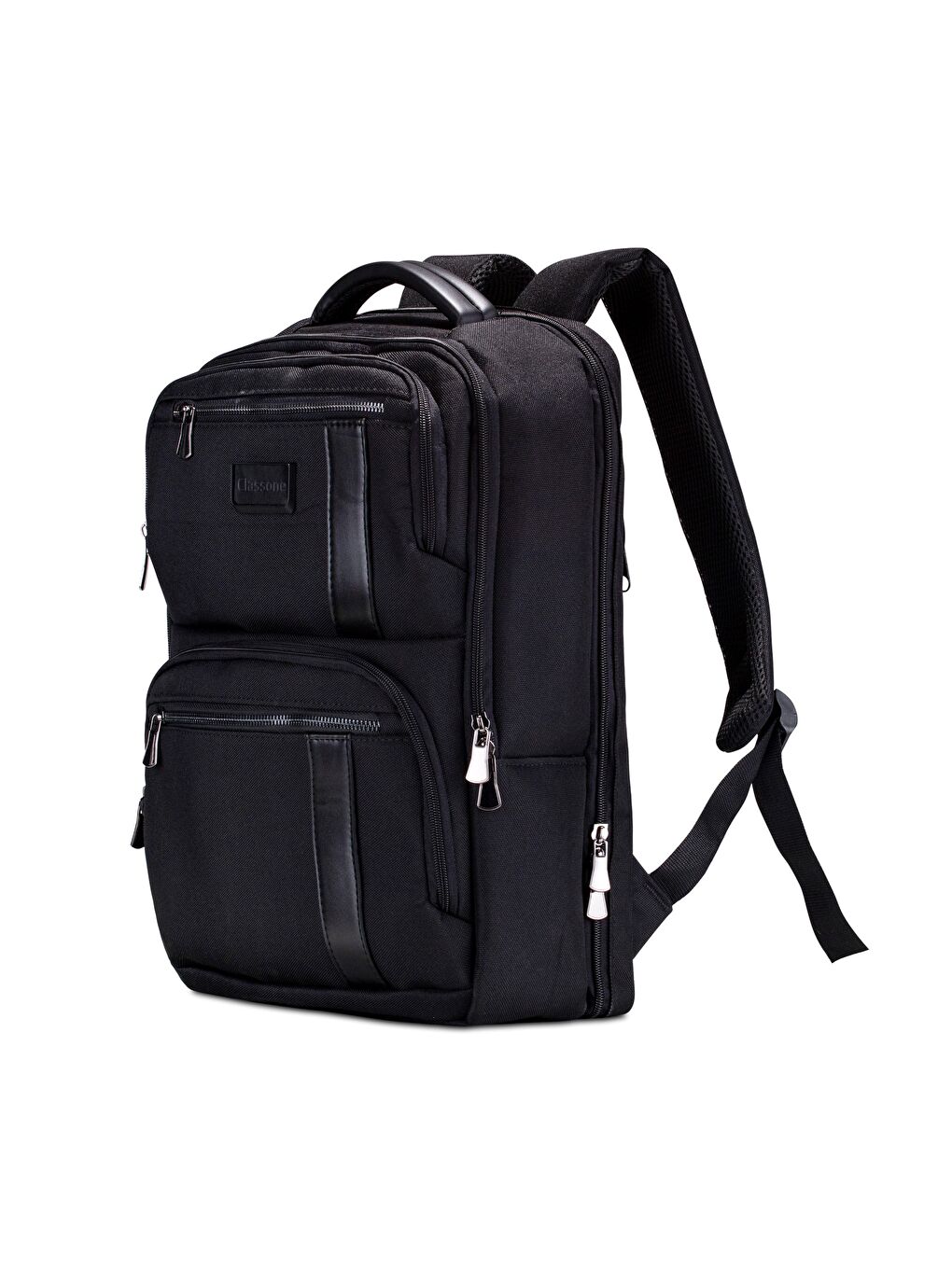 BP-BS100 Business VIP B1 - Serisi 15.6' WTX Pro Su Geçirmez Kumaş Laptop Sırt Çantası-Siyah-3