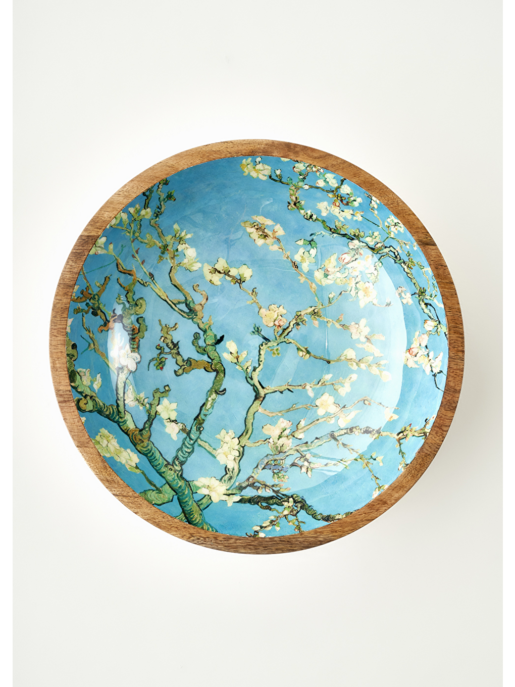 Van Gogh Almond Blossom Mango Sunum Kasesi Turkuaz (30x8 Cm)-1