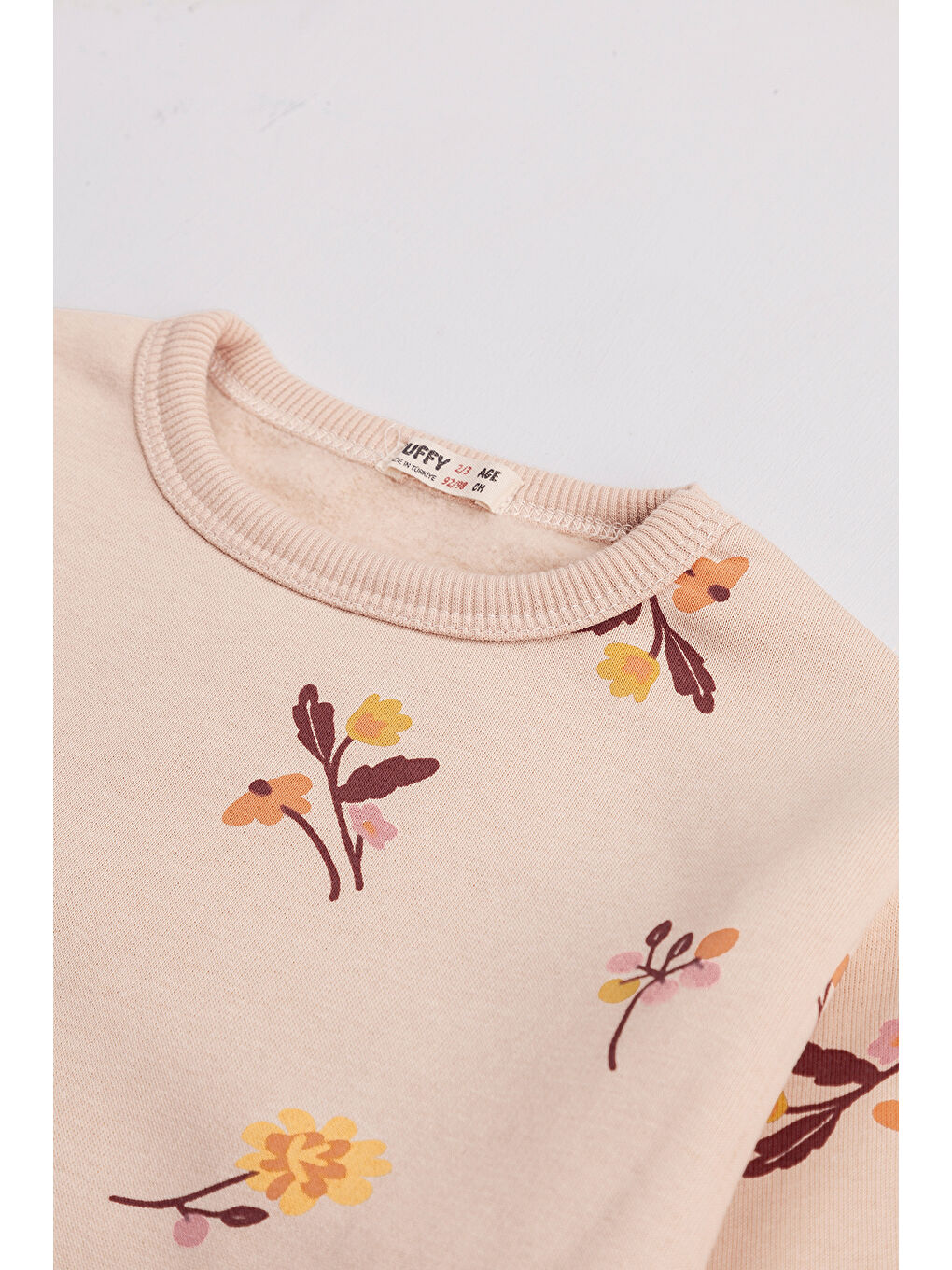 Mor Kız Çocuk 2'li Paket Basic Sweatshirt-6