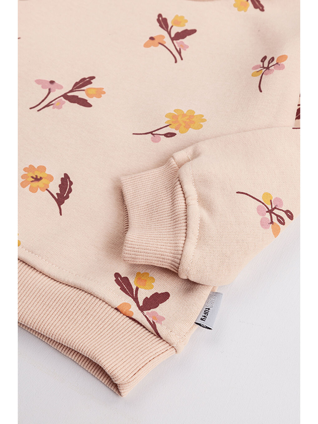 Mor Kız Çocuk 2'li Paket Basic Sweatshirt-7