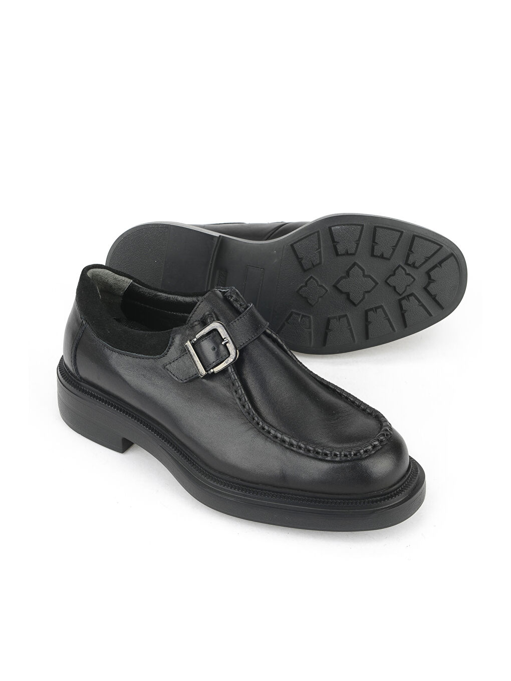 Kadın Hakiki Deri Ayakkabı 1531022Z1197 Siyah-3