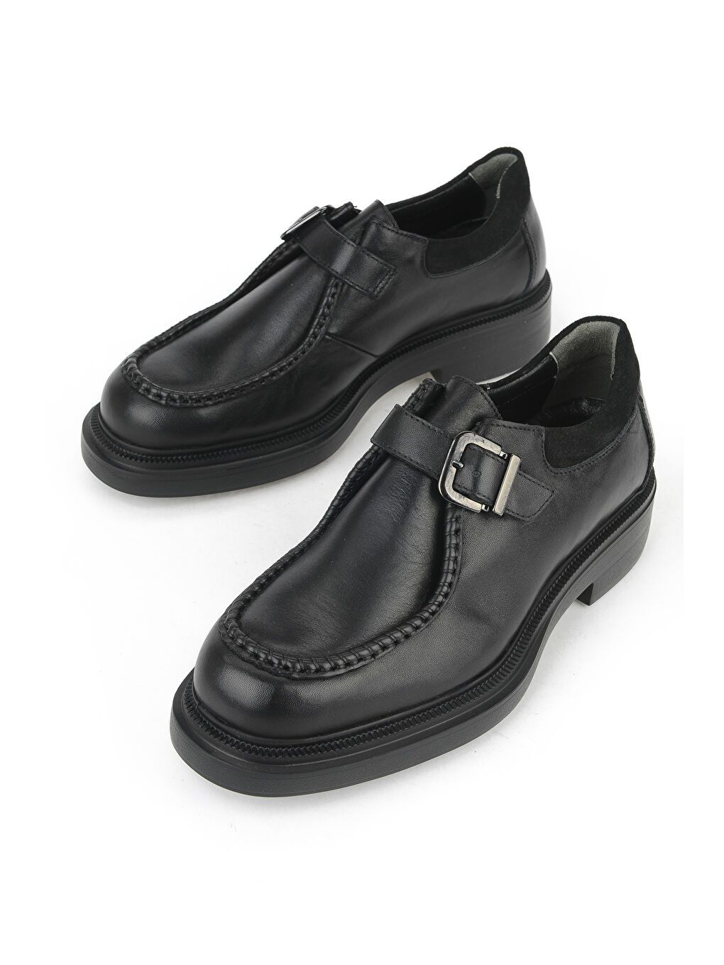 Kadın Hakiki Deri Ayakkabı 1531022Z1197 Siyah-4