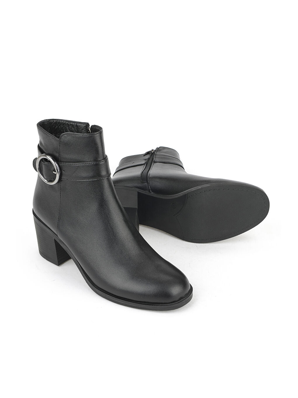 Kadın Hakiki Deri Bot 1531020Z301 Siyah-3