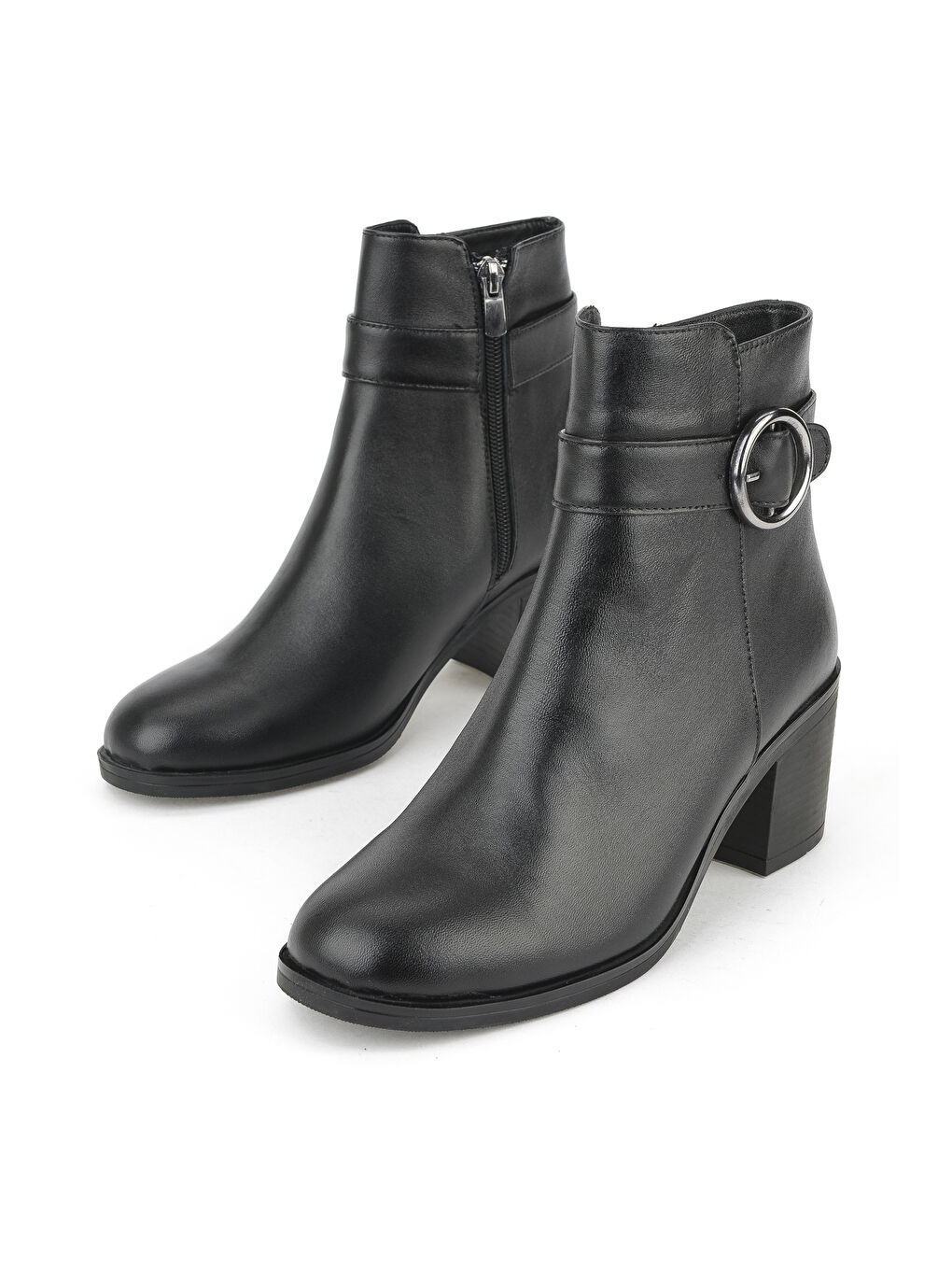 Kadın Hakiki Deri Bot 1531020Z301 Siyah-4