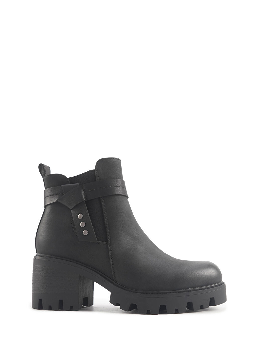 324650.Z 4PR Siyah Kadın Topuklu Bot