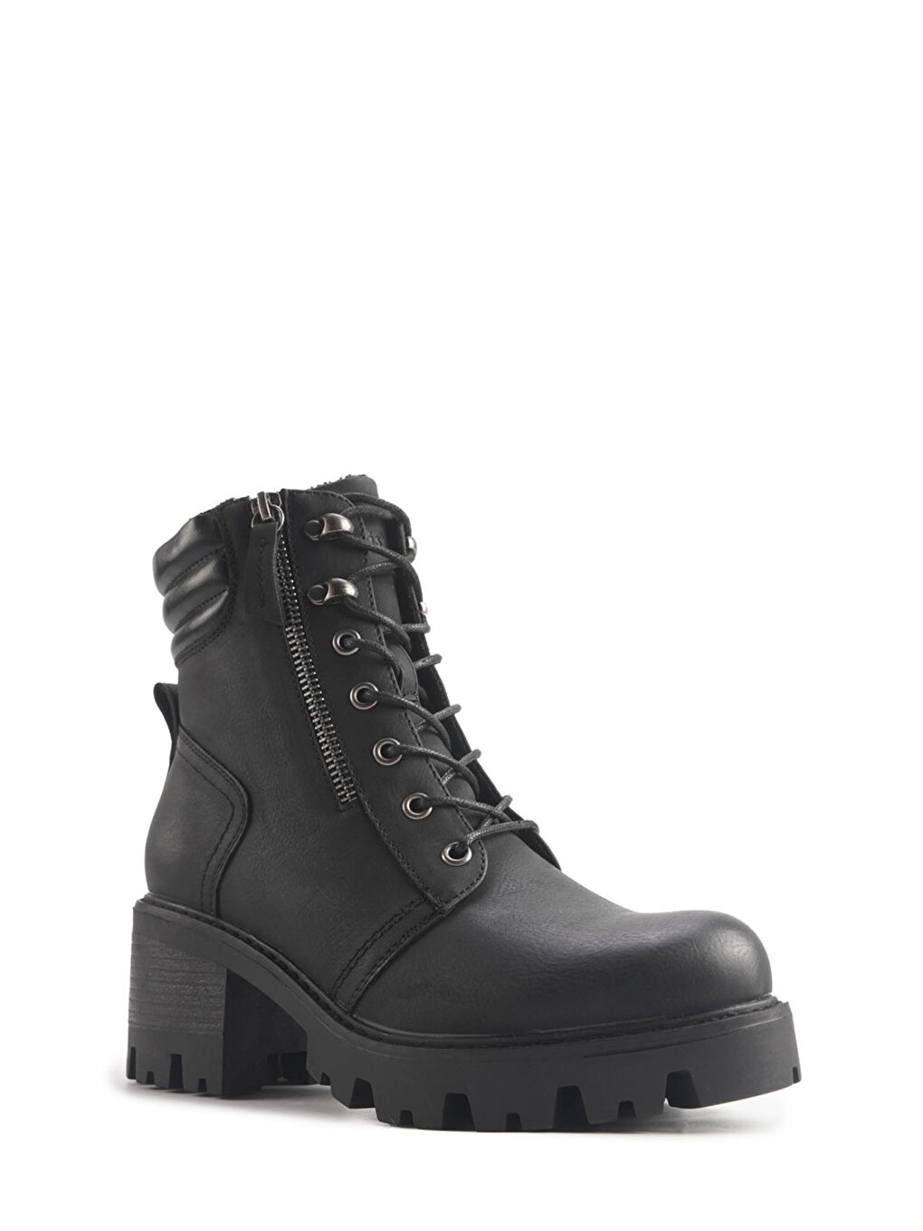 324651.Z 4PR Siyah Kadın Topuklu Bot-1