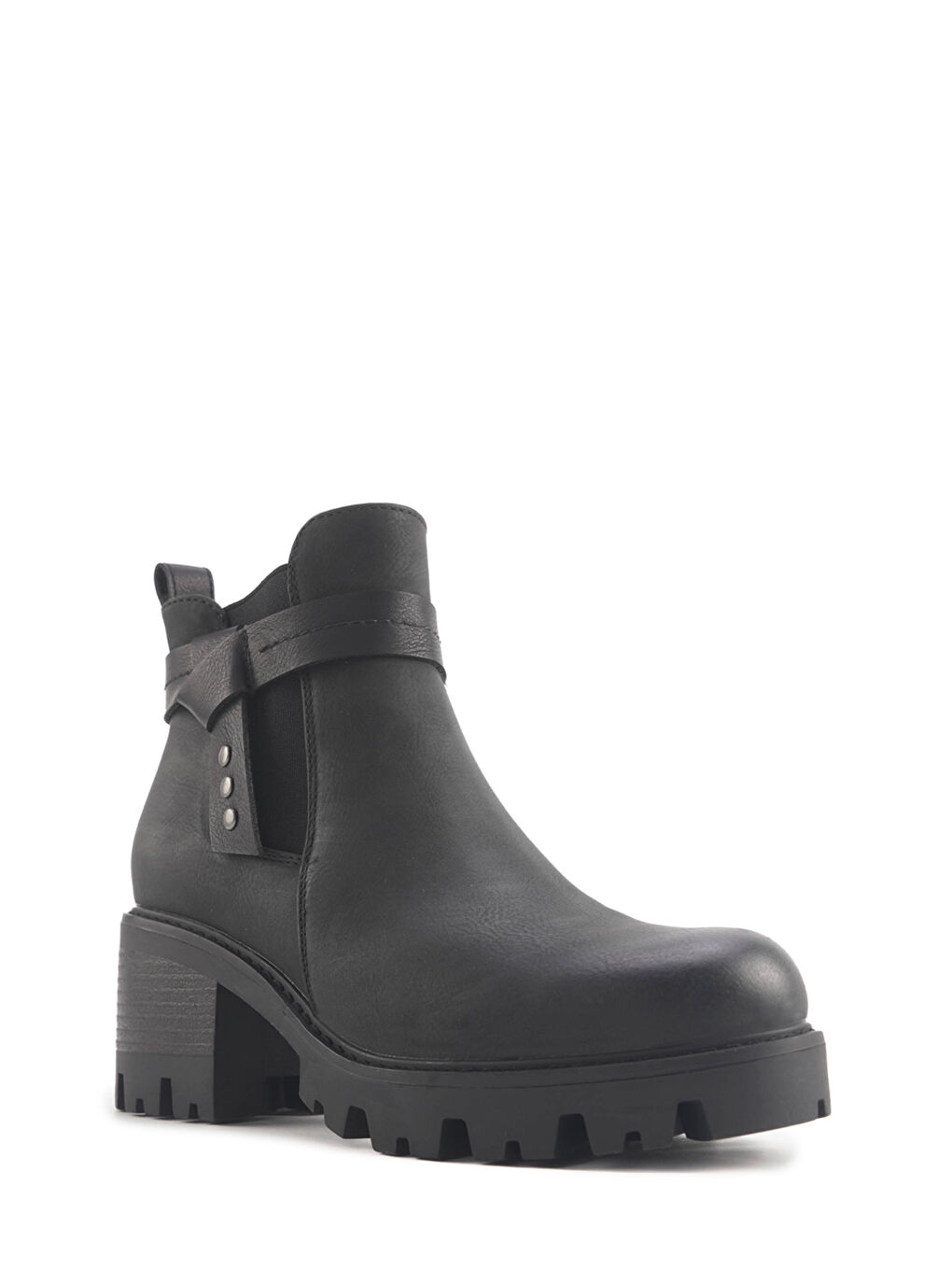 324650.Z 4PR Siyah Kadın Topuklu Bot-1