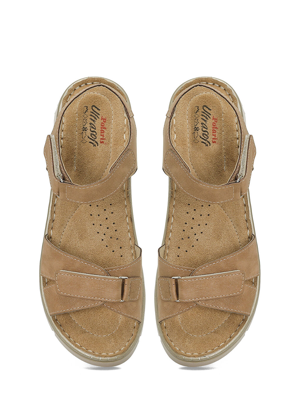 Kahverengi 166292.Z5FX Taba Kadın Comfort Sandalet-3