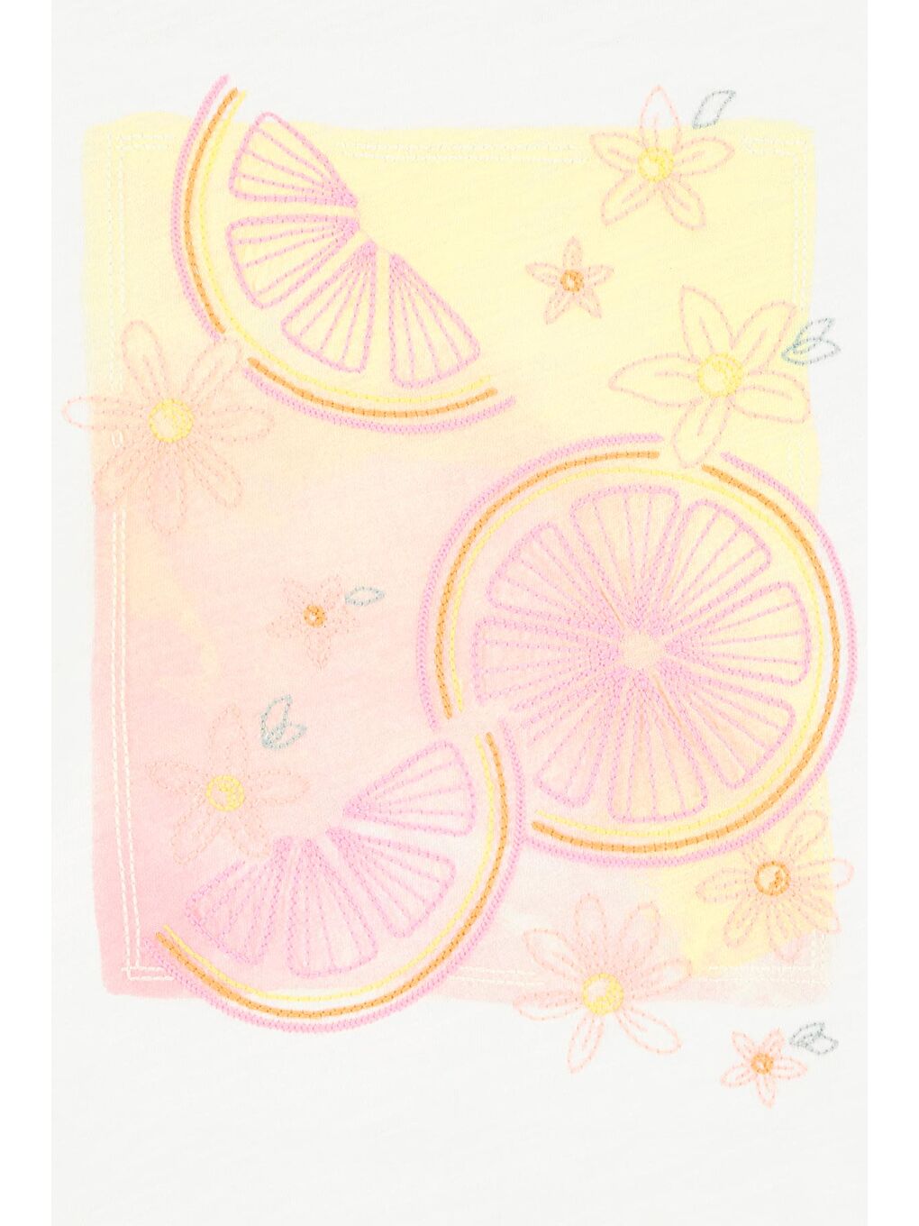 Ekru Kız Çocuk Tshirt-1