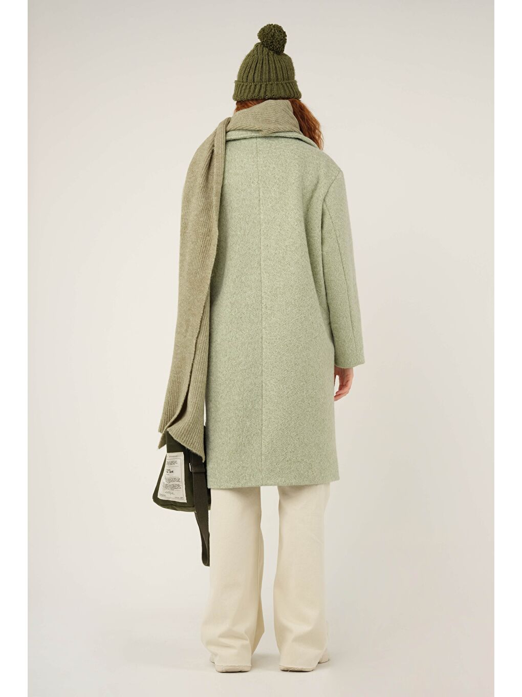 İki Düğmeli Kaban Yeşil-4