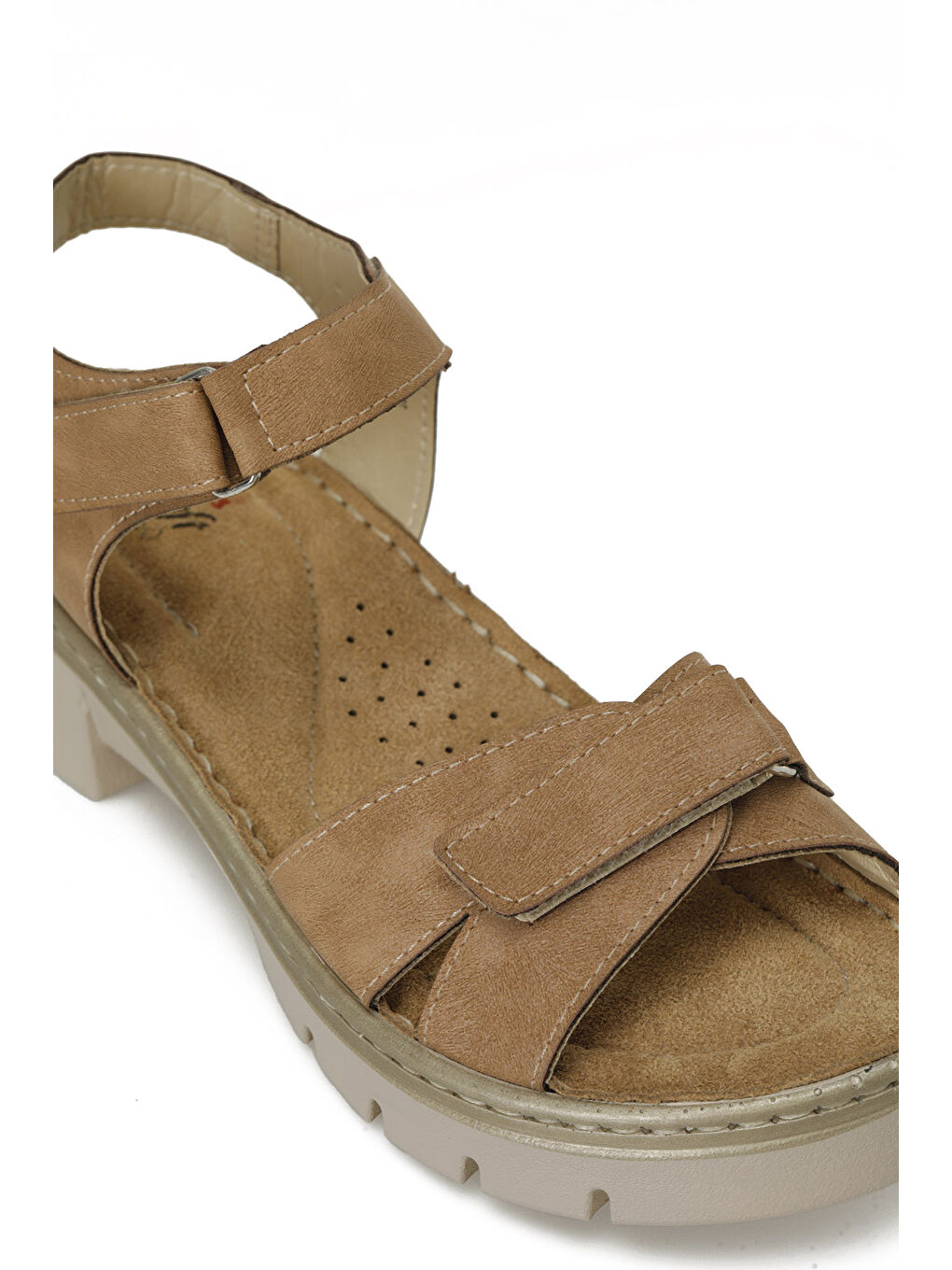 Kahverengi 166292.Z5FX Taba Kadın Comfort Sandalet-6