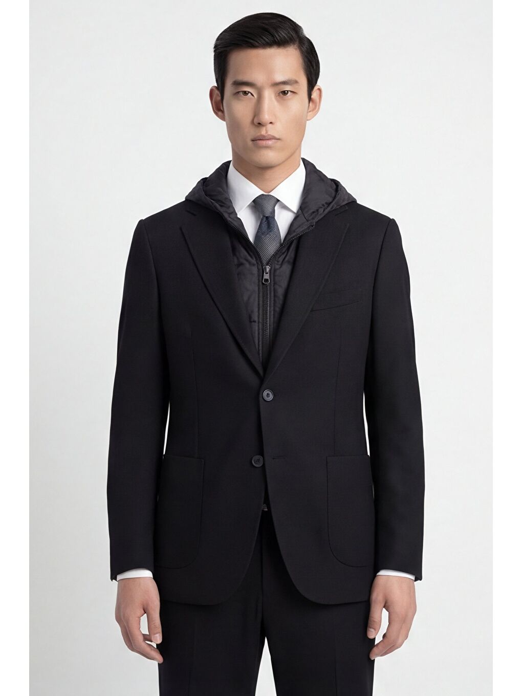 Siyah Hoodie Suit