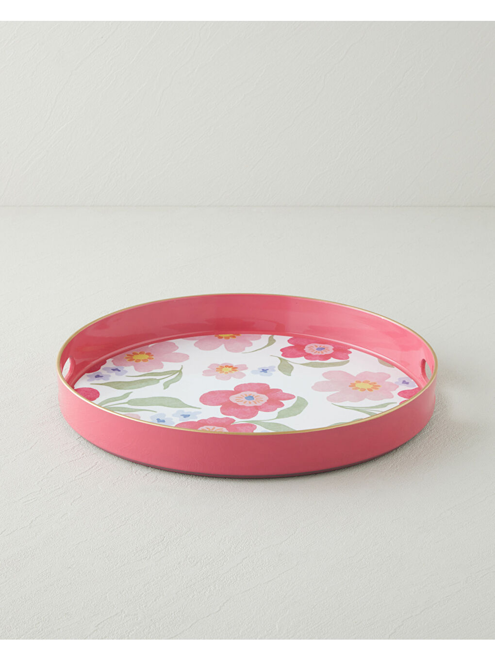 Renksiz Bright Bloom PP Tepsi 33 cm Renkli-1