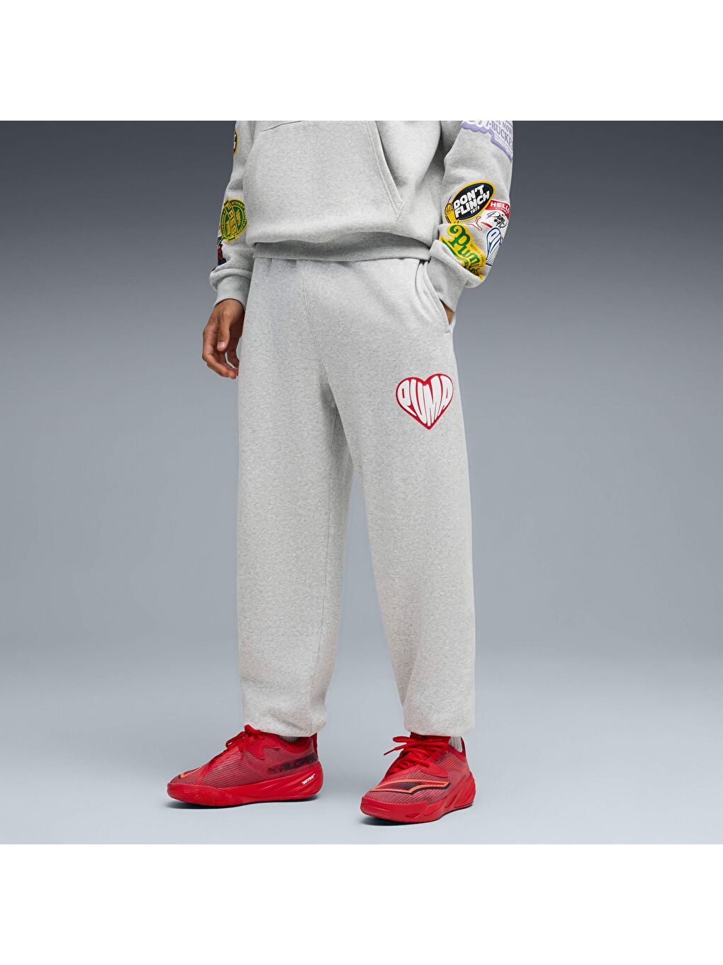 Gri HooperHOTLINE Erkek Eşofman Altı-6