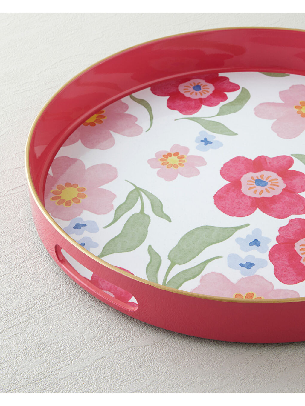 Renksiz Bright Bloom PP Tepsi 33 cm Renkli-2