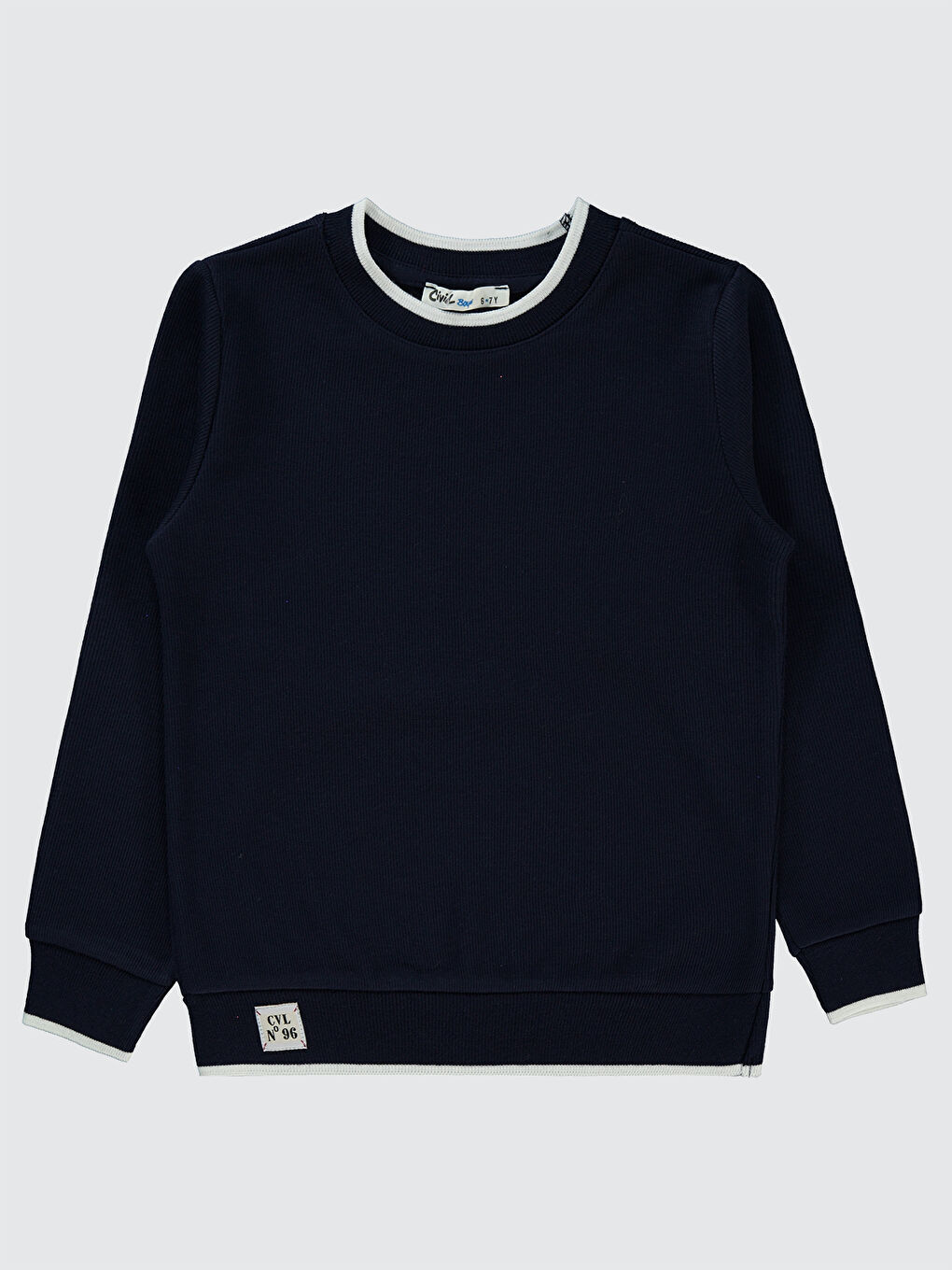 Boys Erkek Çocuk Sweatshirt 6-9 Yaş Lacivert