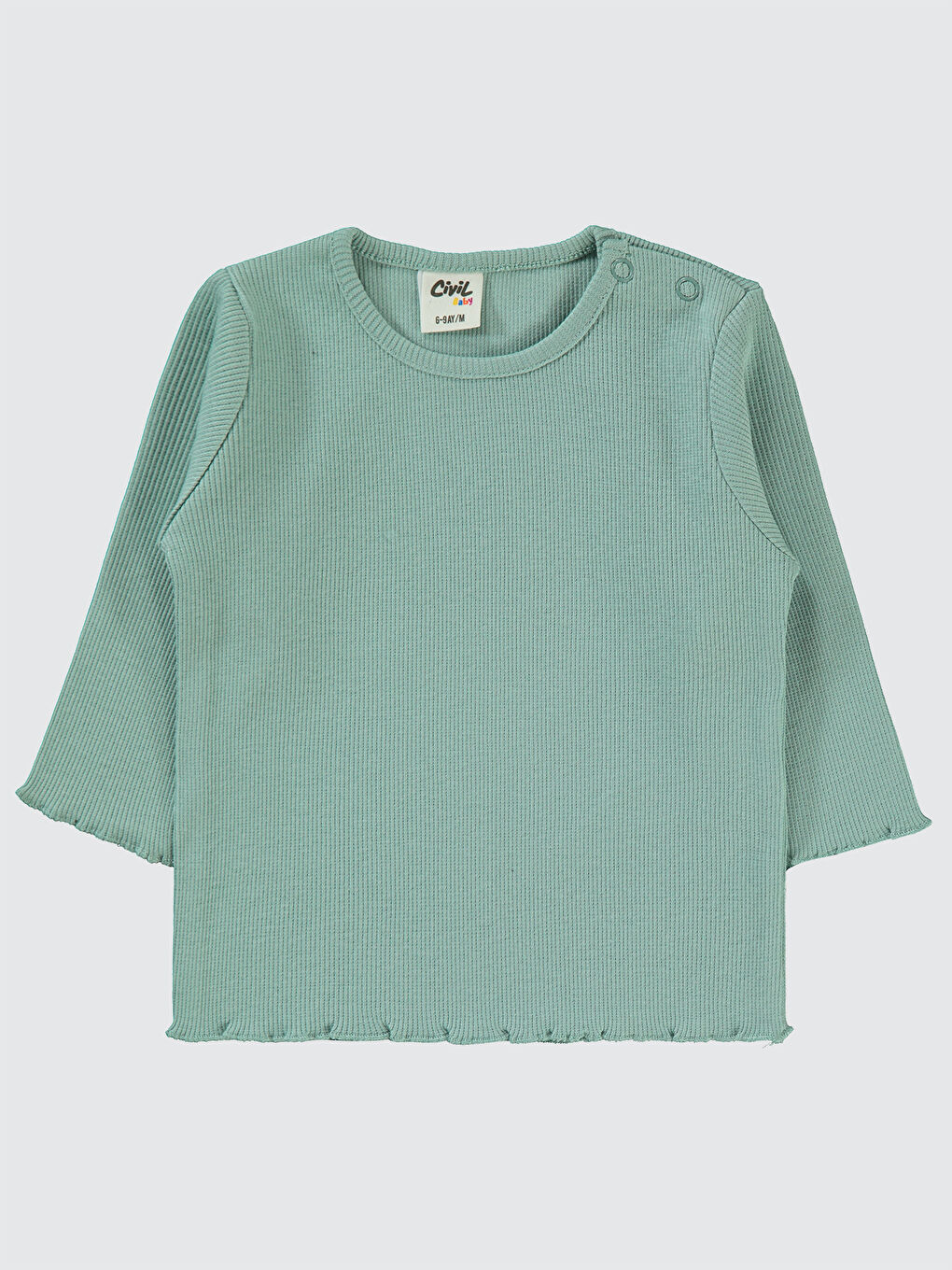 Baby Kız Bebek Sweatshirt 6-18 Ay Çağla Yeşili