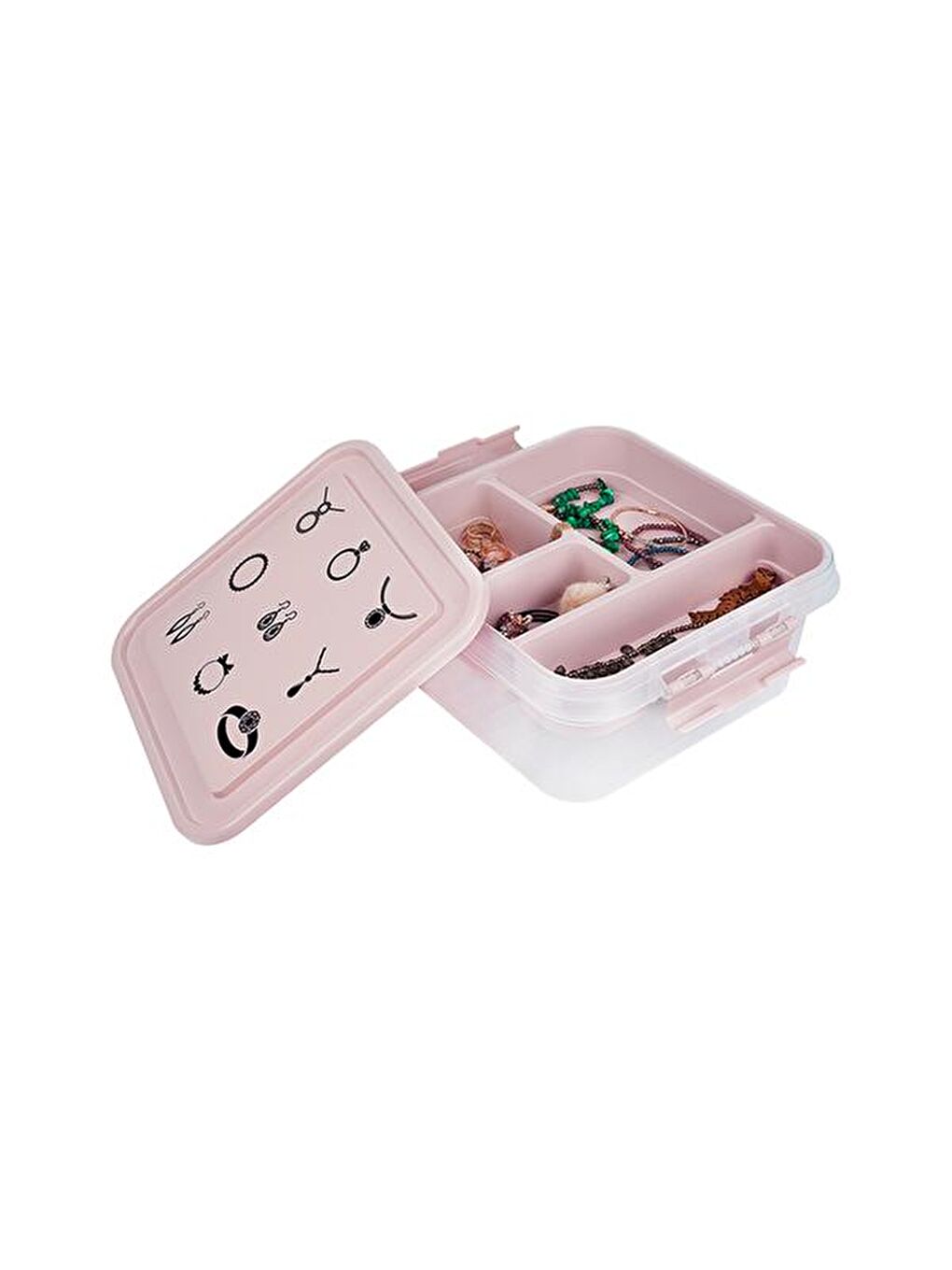 Karışık My Box Bölmeli Organizer Kutu - Asorti - 4,5 lt