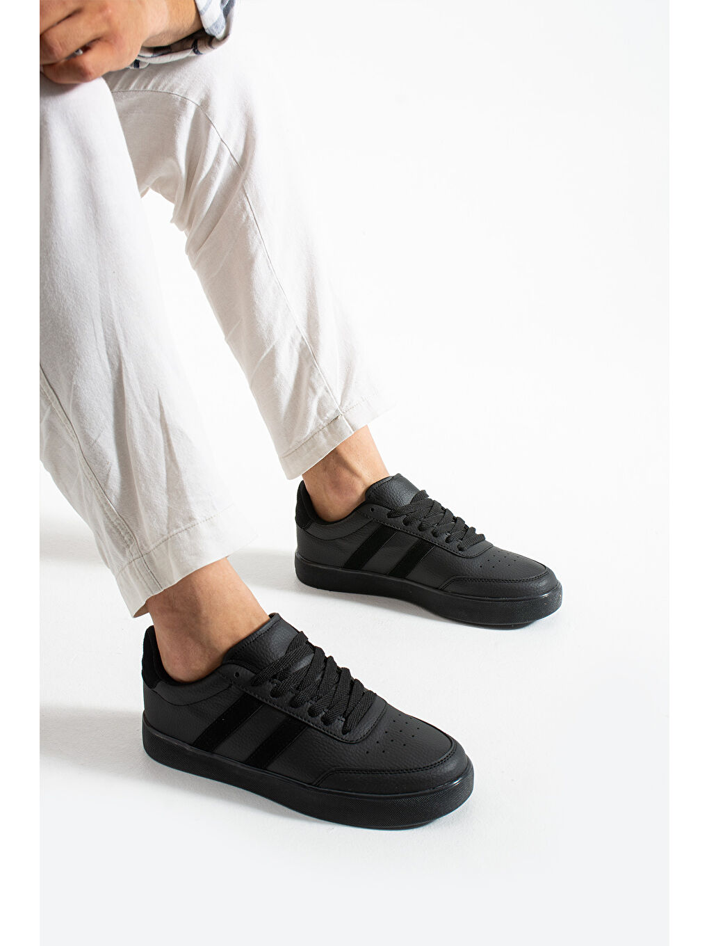 Siyah Erkek Günlük Sneaker Ayakkabı