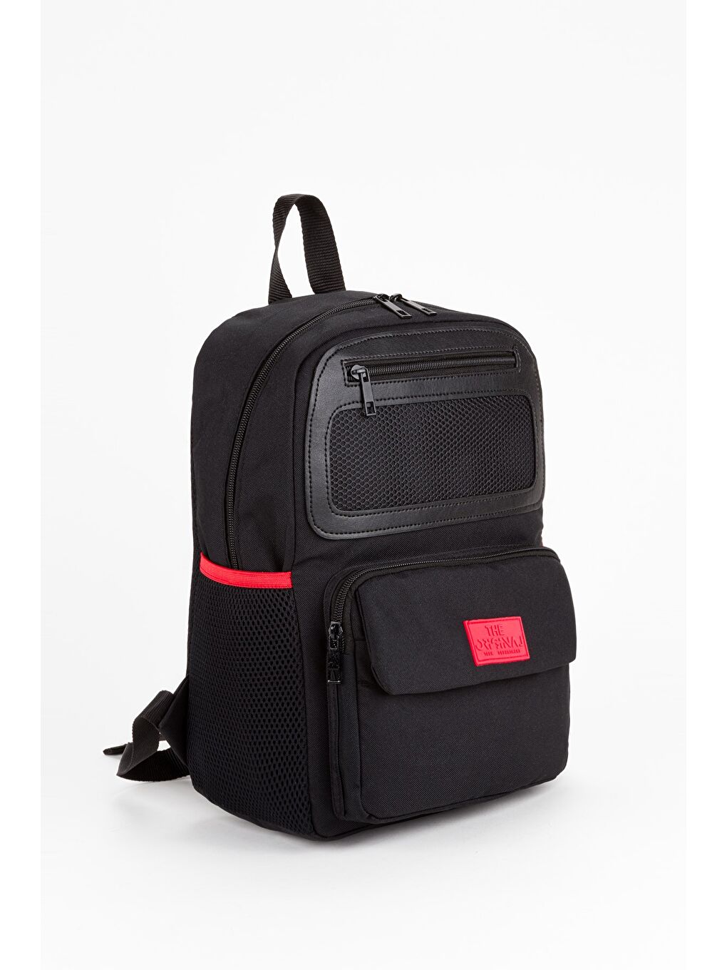 Siyah Unisex Çok Gözlü Orta Boy Spor Sırt Çantası