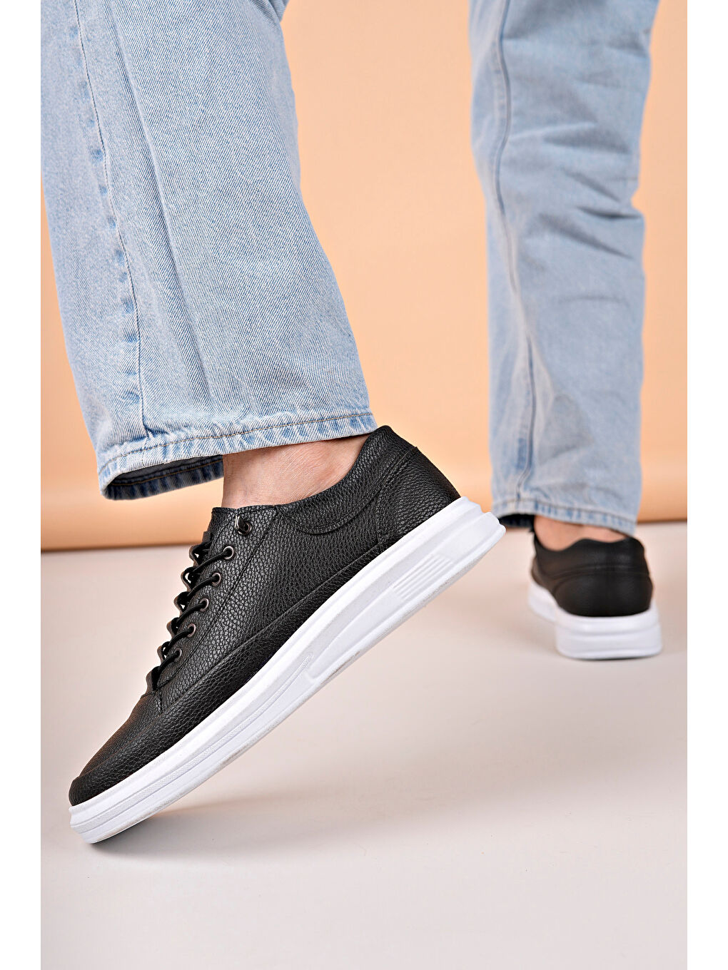 Siyah Erkek Günlük Ayakkabı-1