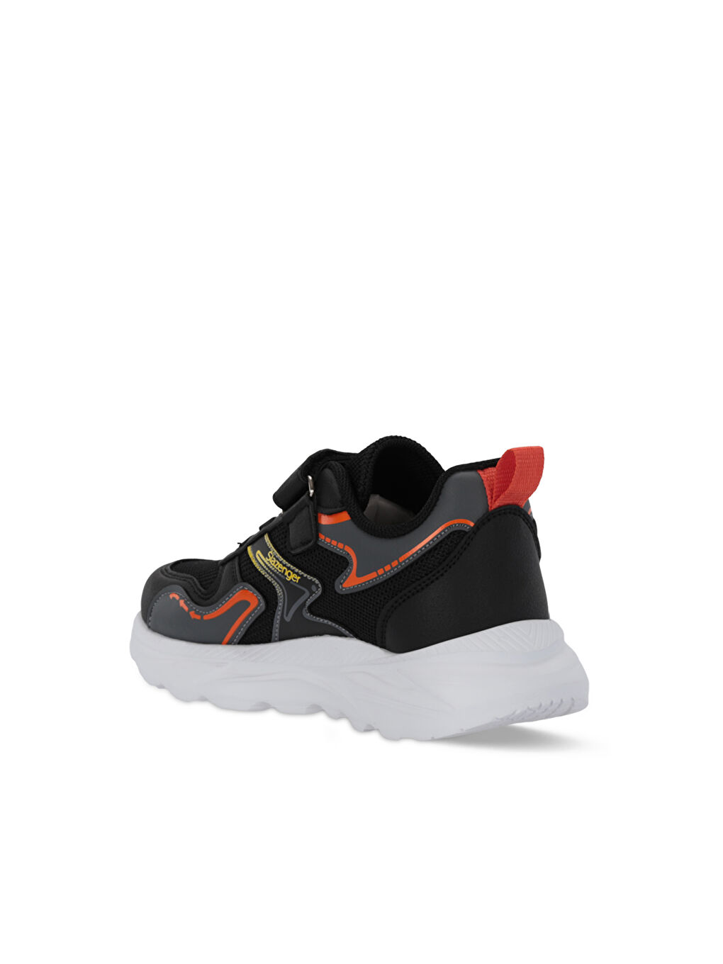 KAROLIS Erkek Çocuk Cırt Cırtlı Siyah / Turuncu Günlük Spor Ayakkabısı-2