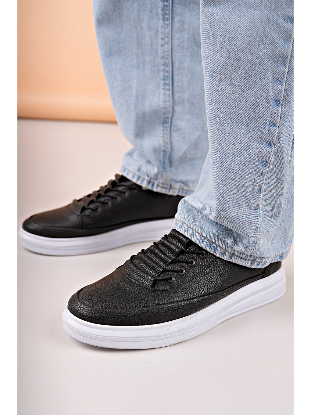 Siyah Erkek Günlük Ayakkabı-3