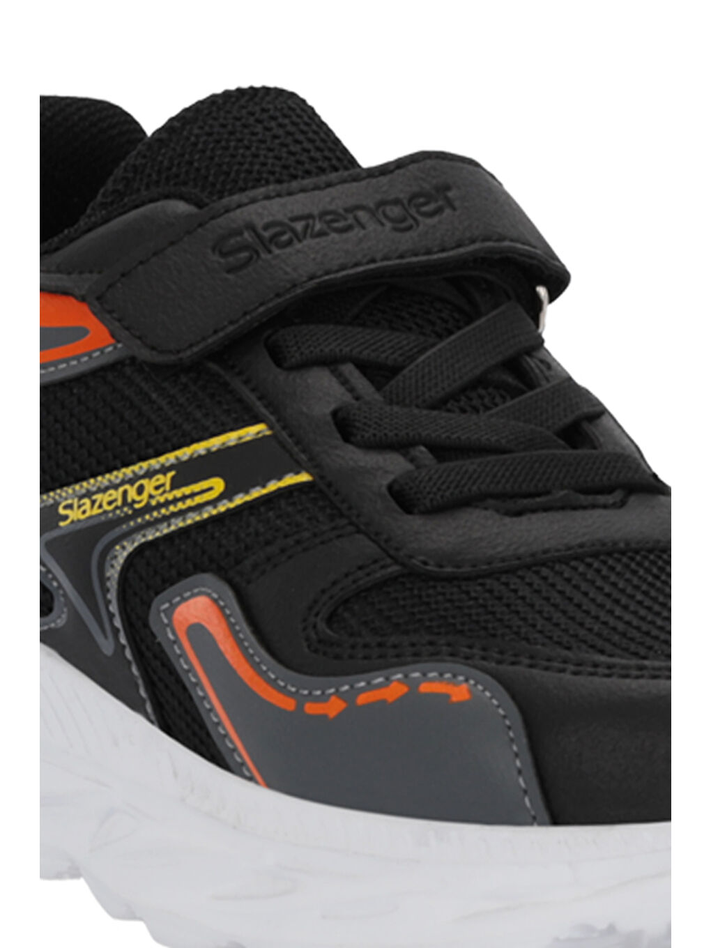 KAROLIS Erkek Çocuk Cırt Cırtlı Siyah / Turuncu Günlük Spor Ayakkabısı-3