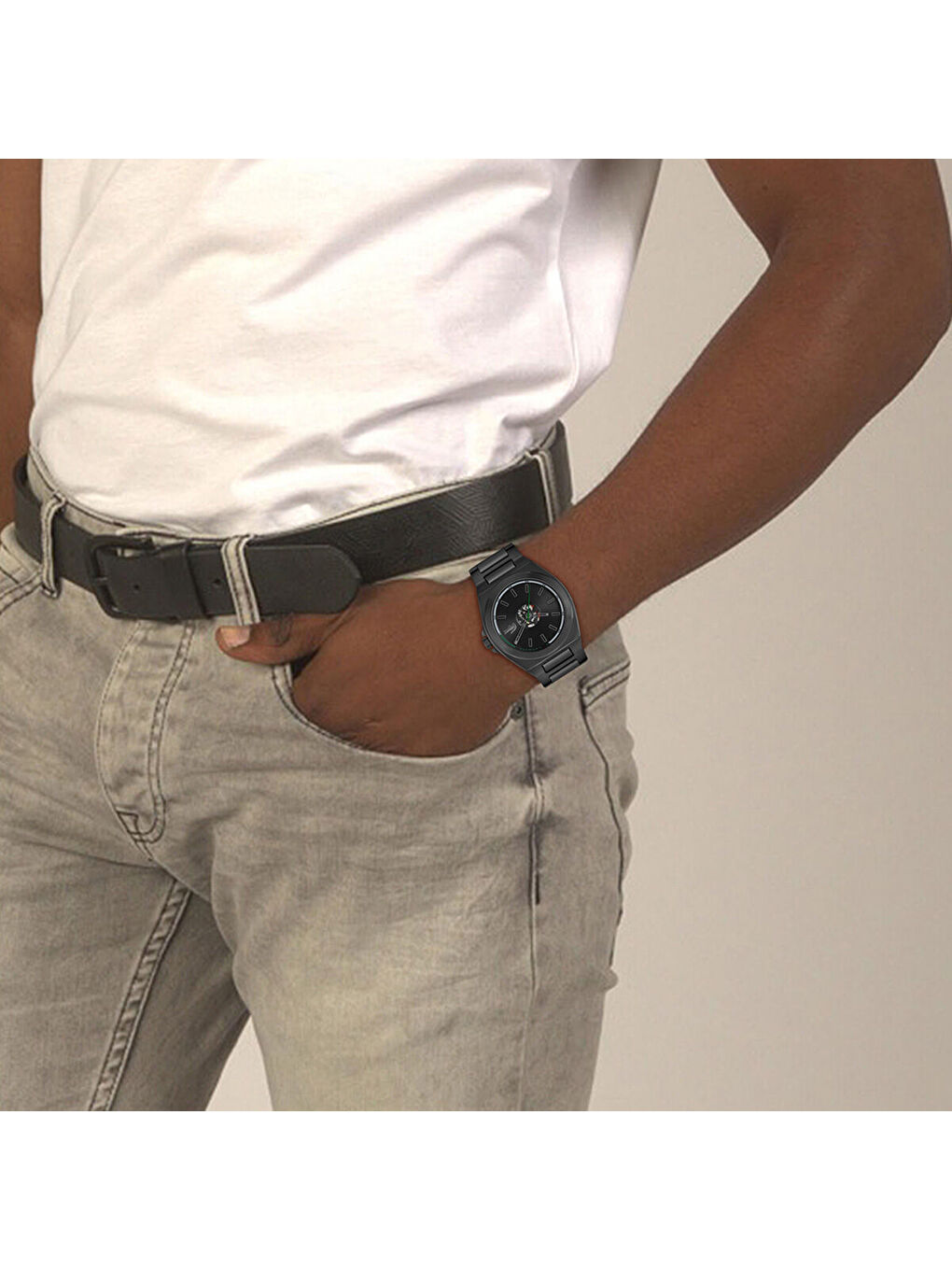 Siyah LAC2011336 Erkek Kol Saati-3
