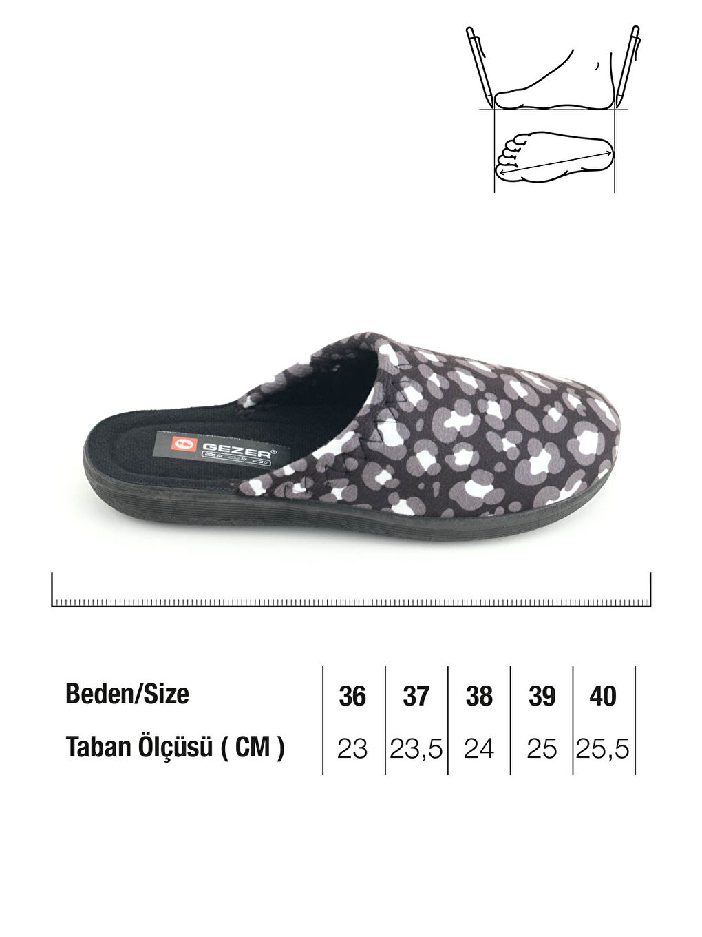 Siyah Kadın Kışlık Rahat Taban Ev Bahçe Terlik-1