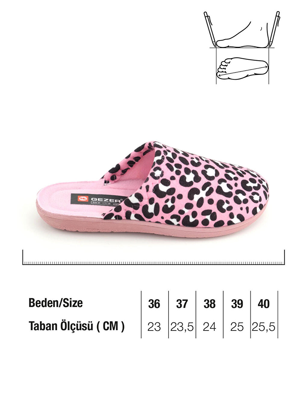 Pembe Kadın Kışlık Rahat Taban Ev Bahçe Terlik-1