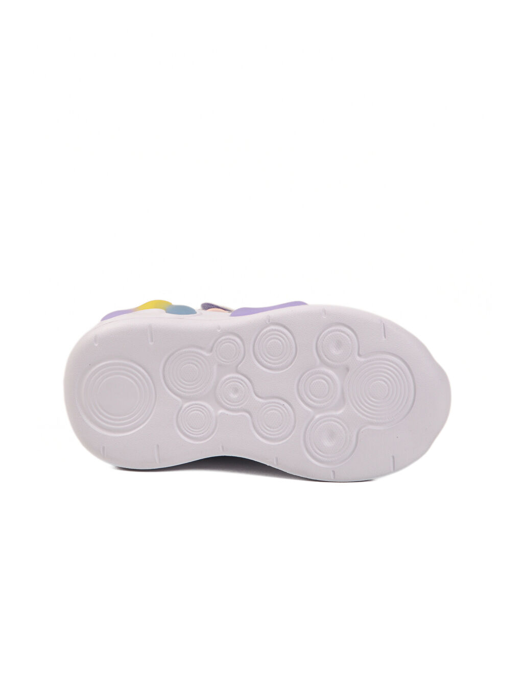 Lila Cırtlı Işıklı İçi Kürklü Anatomik Bebek Bot 2058 B-4