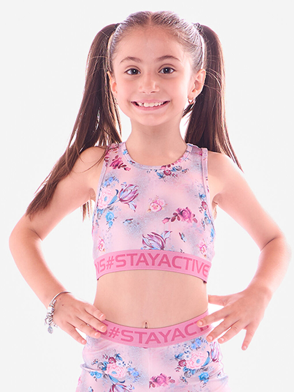 Lila Grafix Crop Atlet