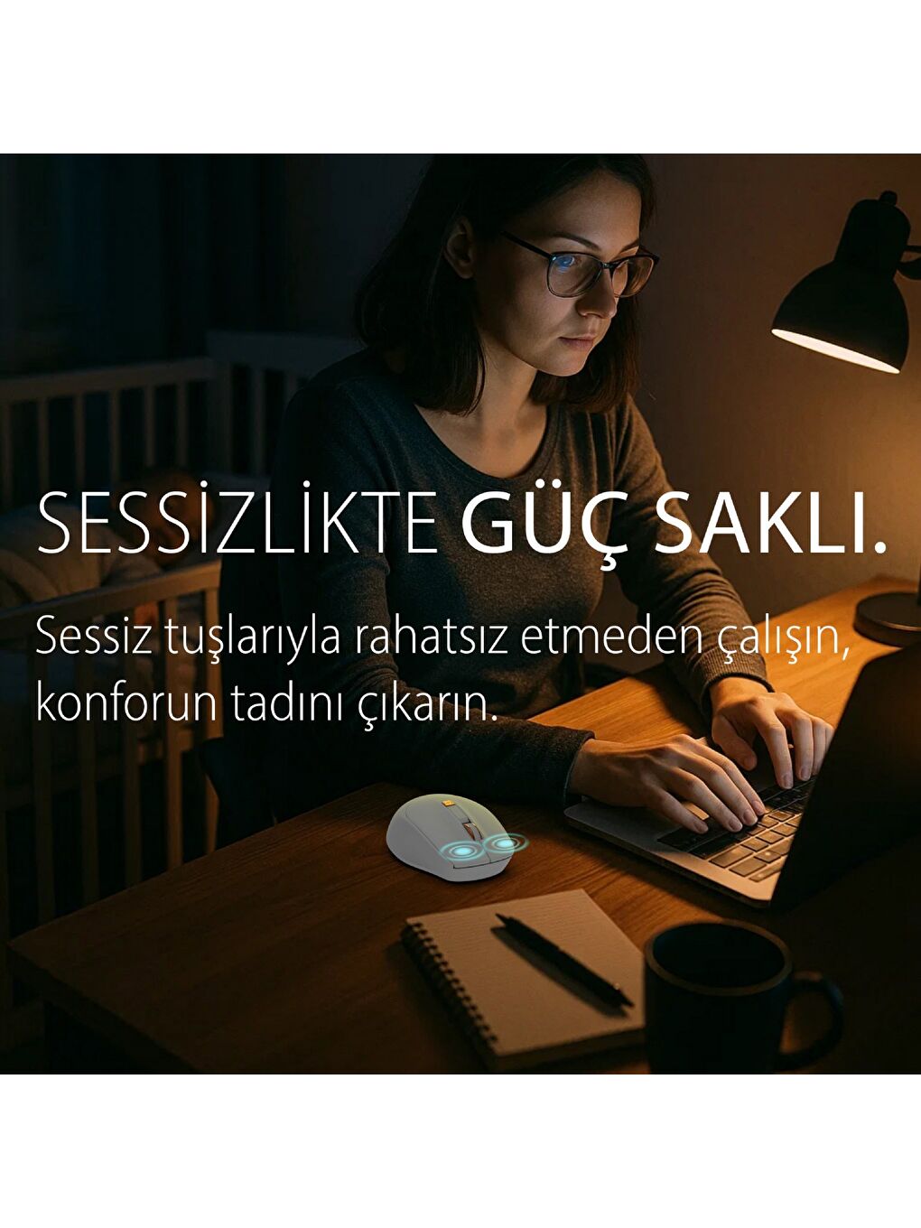 IWM-244RB 2.4ghz Kablosuz Optik Mouse Ergonomik Tasarım Sessiz Tuşlar, 6d Fonksiyon | 800-1600 Dpı-6